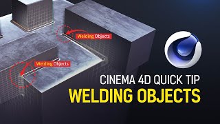 CINEMA 4D Quick Tip Welding Objects (Two ways) l 두개의 오브젝트 용접하기