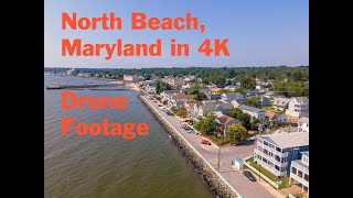 2021 Best of North Beach, Maryland | 4K Drone Stock Footage