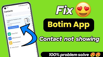botim contacts not showing | botim app me contact show nahi ho raha hai