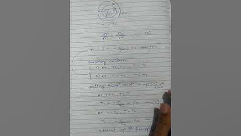 Derivation for one dimensional heat conduction steady state without heat gen. for hollow sphere