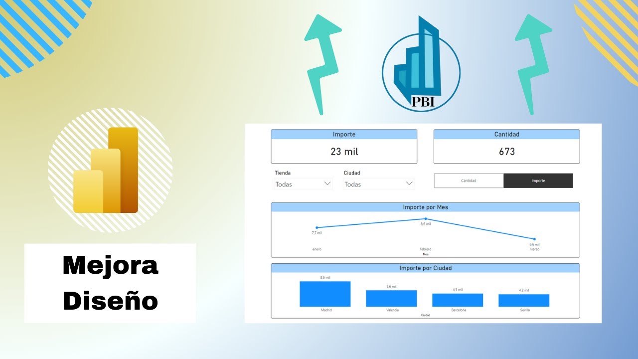 Mejora tus INFORMES de POWER BI con estos 3 EFECTOS - YouTube