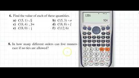 6.3 Permutation and Combination