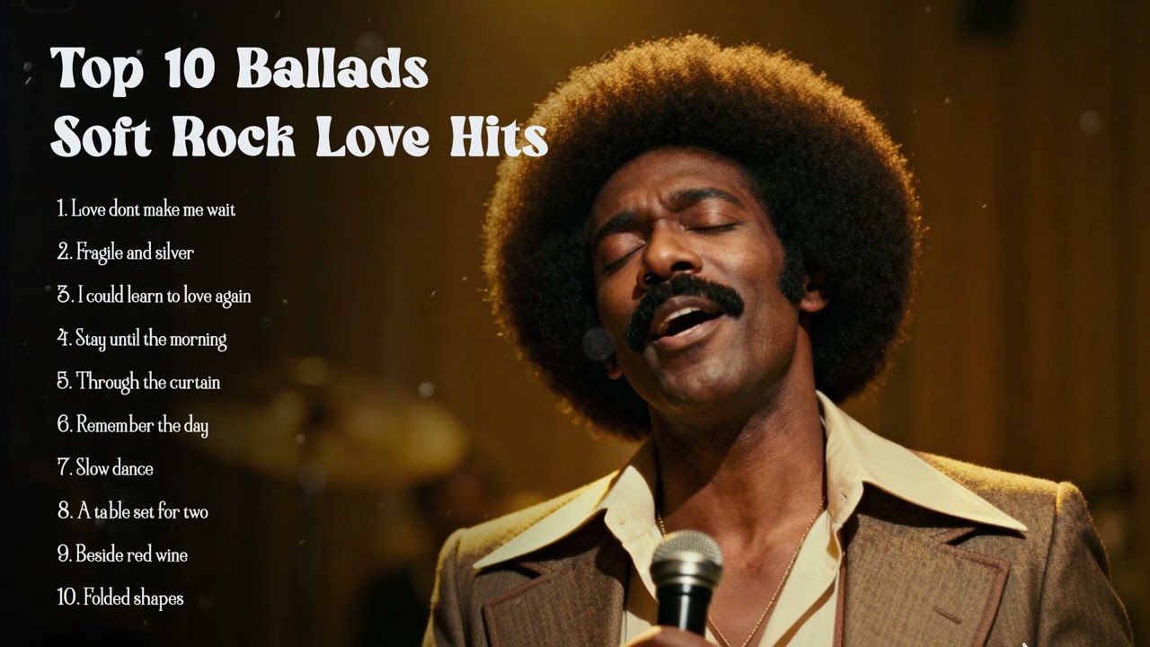 Greatest 10 Hits Romantic Love Songs - Soft Rock Ballads 70s Music