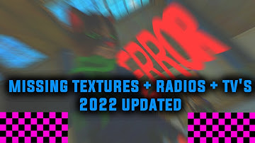 GMOD Missing Textures + Radios + TV