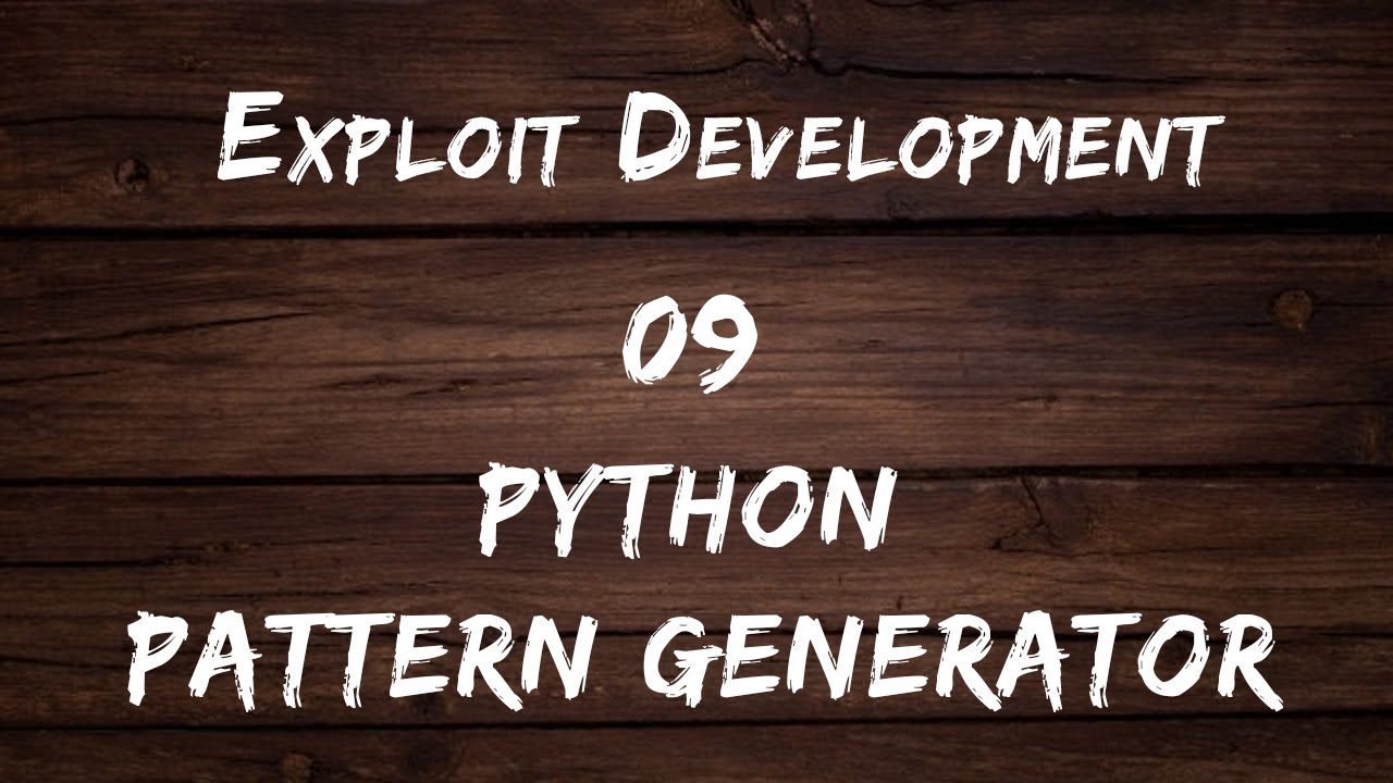 Exploit Development - 09 Python Pattern Generator - YouTube