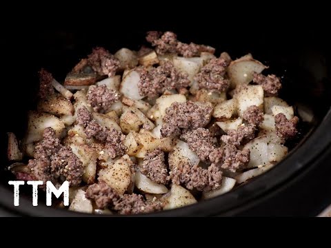 Video: Gehakt Met Aardappelen Koken In Een Slowcooker