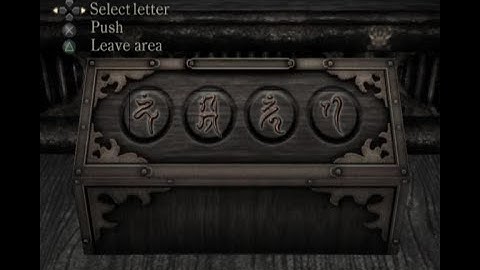 Fatal Frame 1 Project Zero Moon Shrine Puzzle