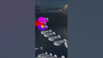 Marble Music Animation | Viewport v/s Render | Blender 4.5