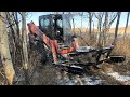 Blue Diamond Severe Duty Brush Cutter for Skid Steer demo by Swift Fox Industries, Part 2.