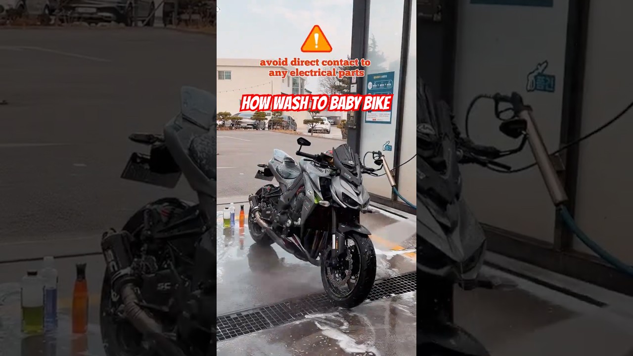 How to wash your lovely Bike 