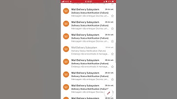Mail Delivery Subsystem | alguem pode me ajudar?