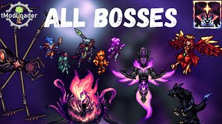 Shadows of Abaddon All Bosses || Terraria