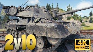 Leopard 1: 2 against 10 endfight  World of Tanks