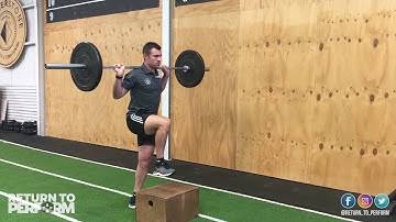Barbell Step Up - Power Focus [Exercise Demonstration]
