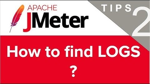 JMeter Beginner Tutorials | Tips n Tricks 2 💡 How to find LOGS in JMeter