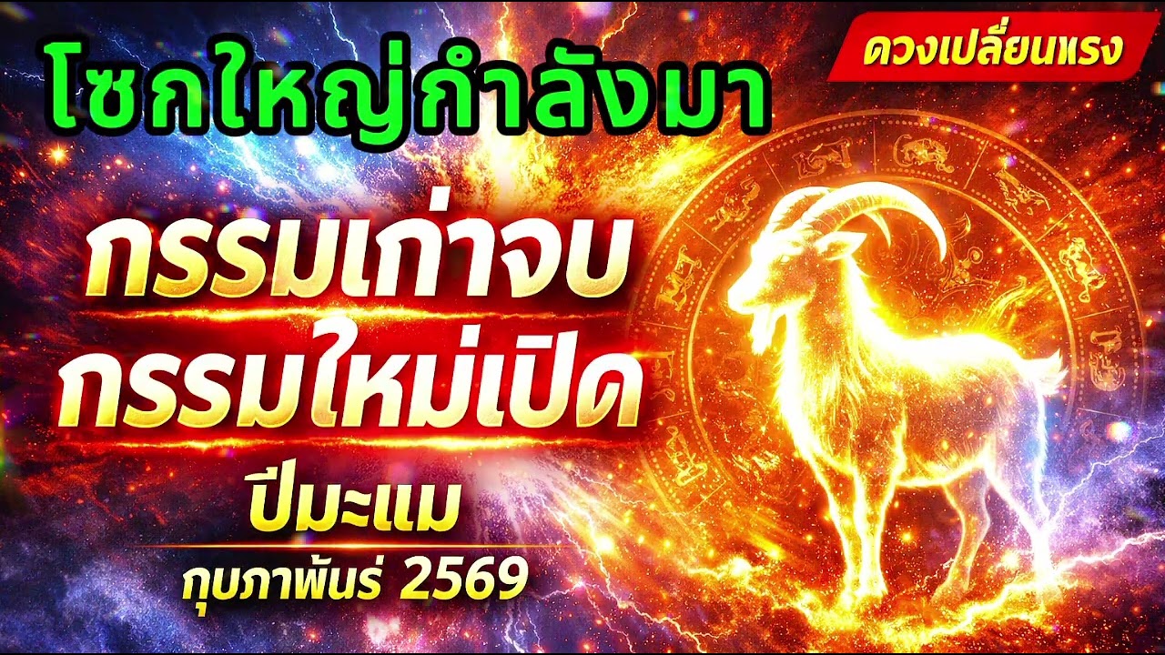 กรรมเก่าจบ กรรมใหม่เปิด คนเกิดปีมะแม เดือนกุมภาพันธ์ 2569 ดวงพลิกแรงแบบไม่ทันตั้งตัว