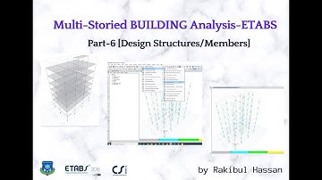 Designing Structures/buildings using ETABS [Demand Capacity ratios check ]