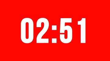 2 Minute 51 Second Timer With Alarm Without Music