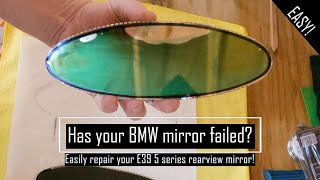 Failed BMW rear view mirror?  Repair it easily and quickly, full DIY!