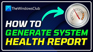 How to  Generate SYSTEM HEALTH REPORT || Generate SYSTEM PERFORMANCE REPORT [WINDOWS 11/10]