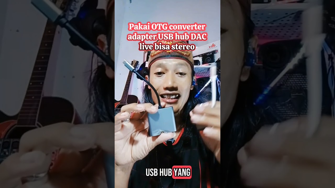 OTG converter 3in1 untuk livestreaming sambil charger 