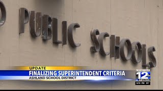 Ashland School District finalizing new superintendent selection criteria