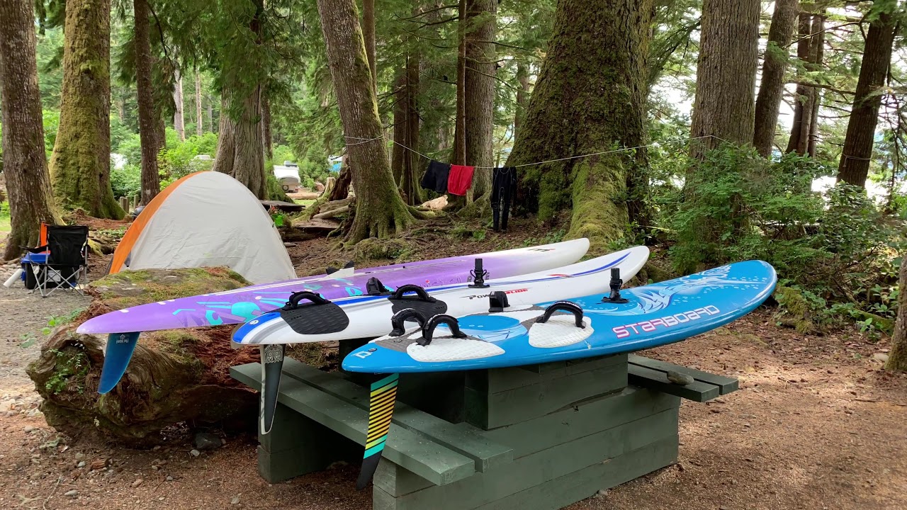 Windsurfing at Nitinat Lake