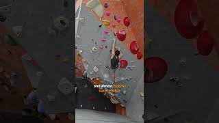 Yellow v8 Flash - Edgeworks, Bellevue  #climbing #boulderinggym #bouldering