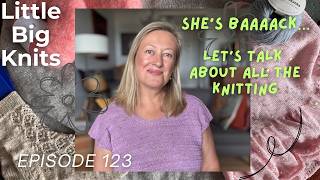 Episode 123 - Prospect Tee, No Frills Sweater, Dancing Tulip Socks, Designer Highlight and a trip!