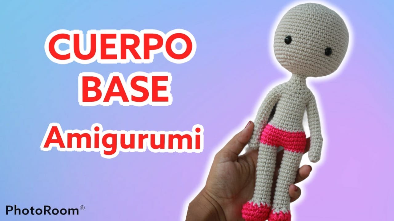 Tutorial Cuerpo base Amigurumi para muñecas o princesas🥰💕