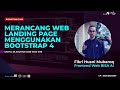 Merancang web landing page menggunakan bootstrap 4 fikri husni mubaroq frontend web bisa ai