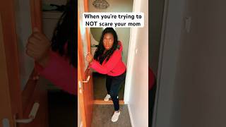 When you’re trying to NOT scare your mom 😅 #relatable #funny #fyp #short #comedyvideo #comedy