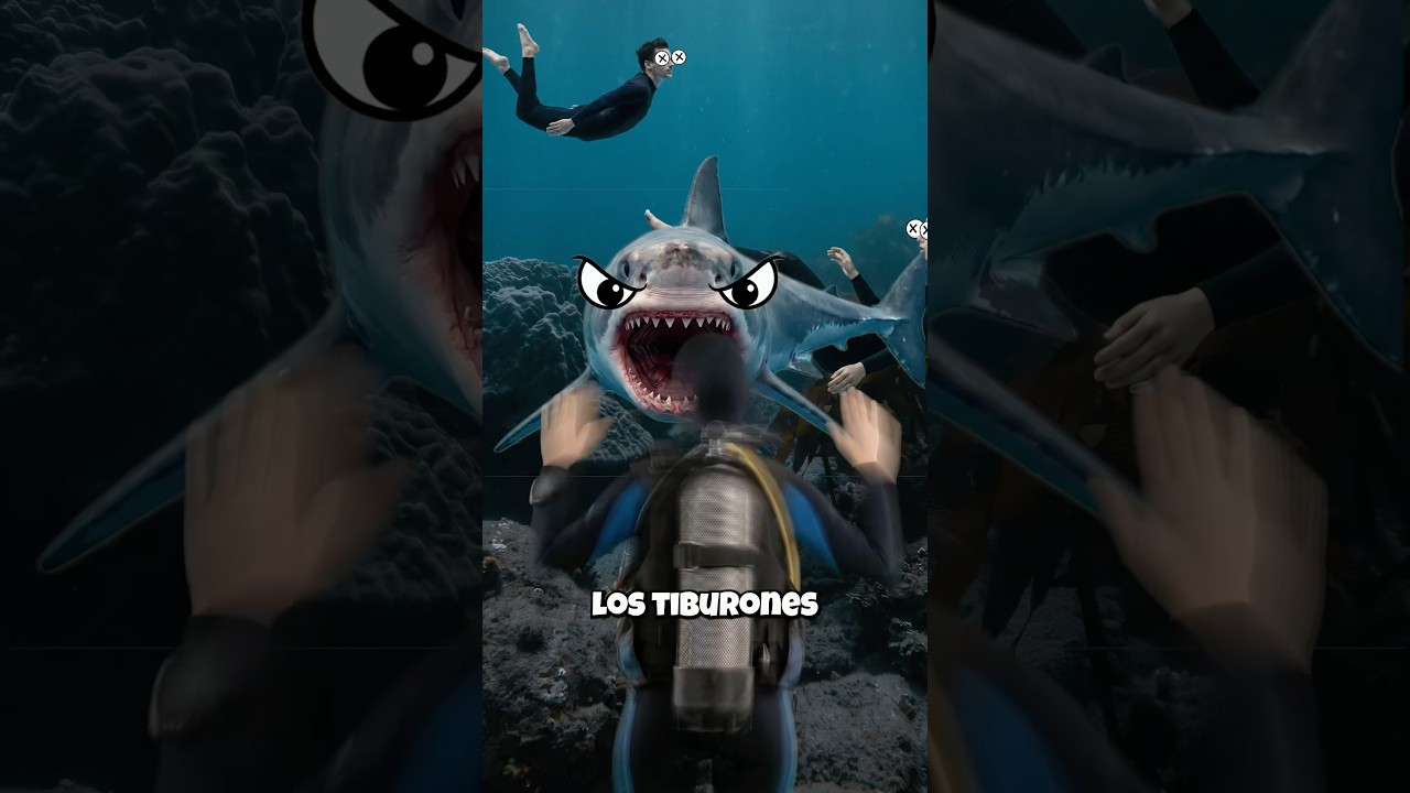 3 Mitos de Tiburones! 😳 #curiosidades #animales # #sabiasque