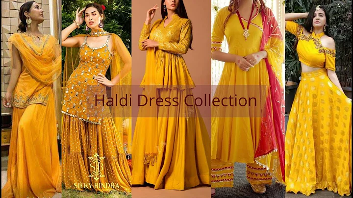 TOP-10 Haldi Outfit Trends 2021 || Wedding Ceremony Haldi Dress Outfit