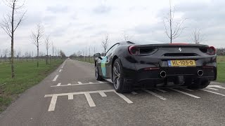 During cars & kids 2016 i filmed these two brand new ferrari 488 gtbs.
now see them more often i'm getting used to the looks and turbo sound.
like...