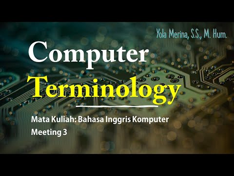 Video: Kapan kata komputer menjadi bagian dari bahasa Inggris?