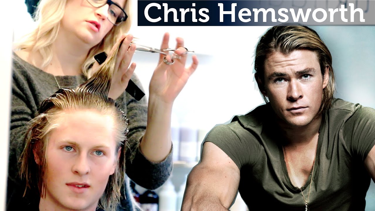 Chris Hemsworth Hairstyle Tutorial | Men's long Hair | Slikhaar TV