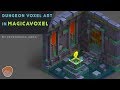 Dungeon voxel art in MagicaVoxel