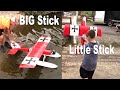 Big Stick Little Stick Float Plane Action - Do You Like RC Seaplanes? Here's a twofer!