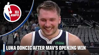 'HE PLAYED AMAZING' 👏 - Luka Doncic on rookie Dereck Lively II after Mavs' win | NBA on ESPN