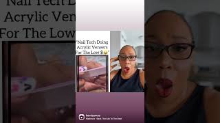 NAIL TECH DOING IT WRONG | REACTION