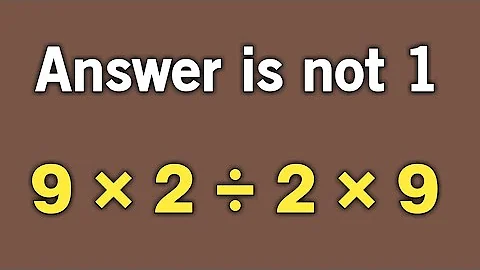 9 × 2 ÷ 2 × 9 = ? / Simplification of pemdas rules question / Maths with Learn All