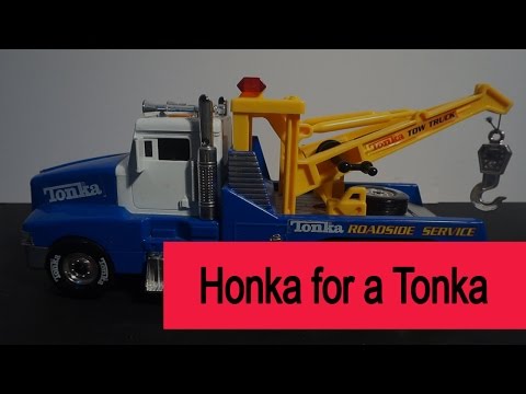 funrise toys tonka mighty motorized tow truck