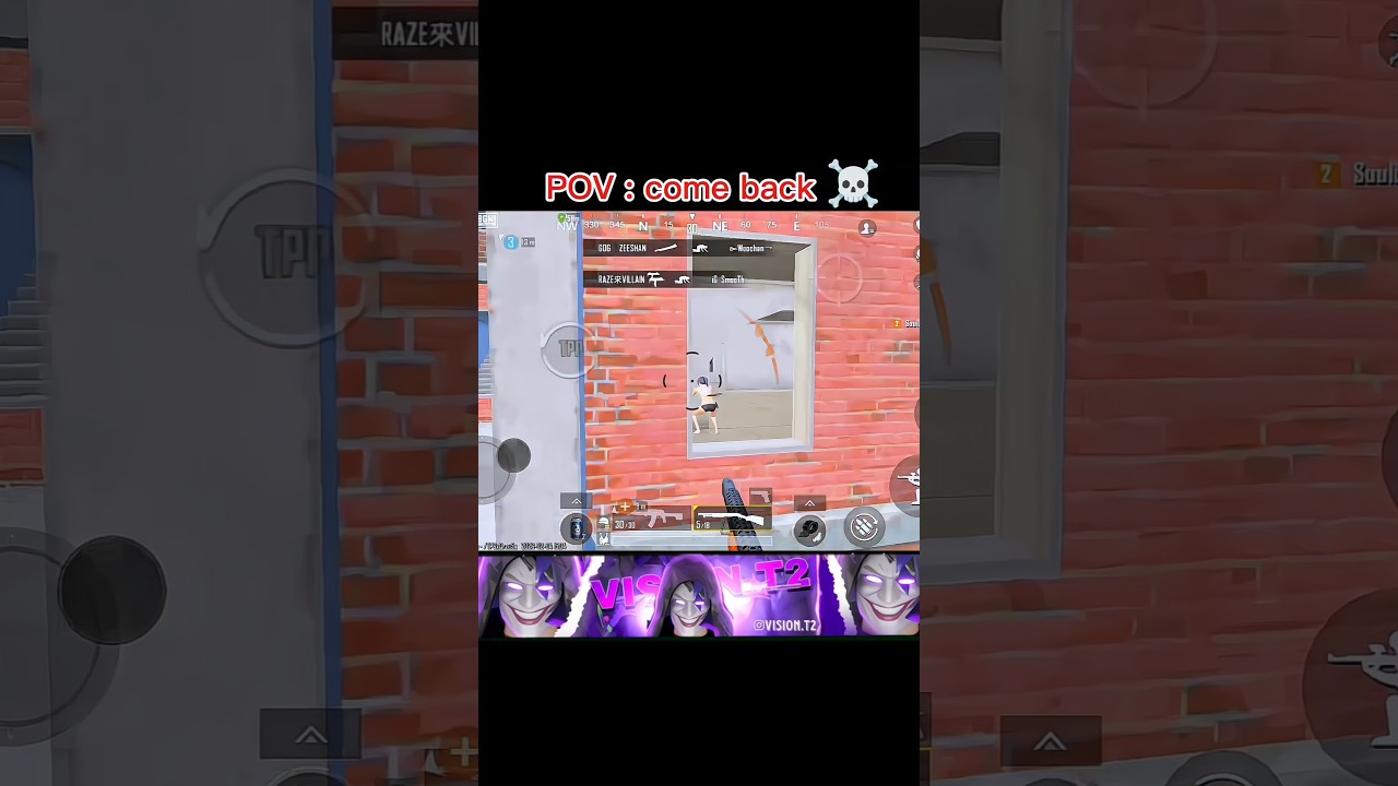 POV: my come back ☠️ @visionT2 #bgmi #like #viral #shorts