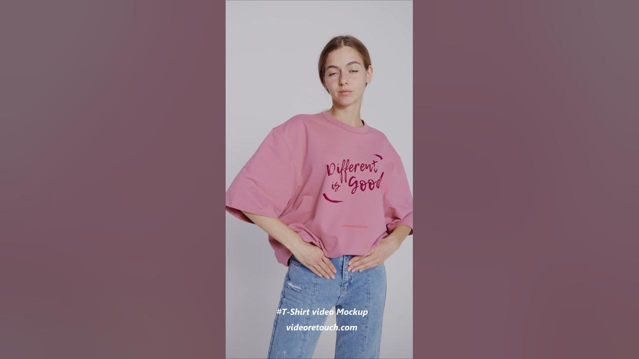 T-Shirt video mockup - #Shorts