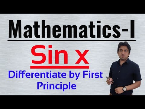 differentiation sin x by the first principle || differentiate sin x ...