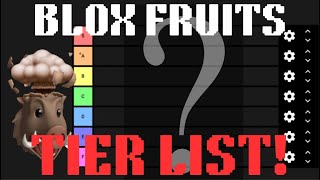 BLOX fruits TIER LIST!