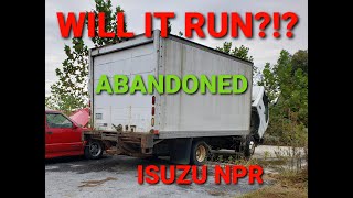 ABANDONED ISUZU NPR TURBO DIESEL FIRST START