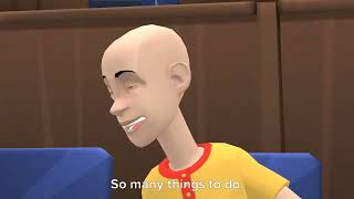 Caillou Meets The Mayor Of Plotagon City