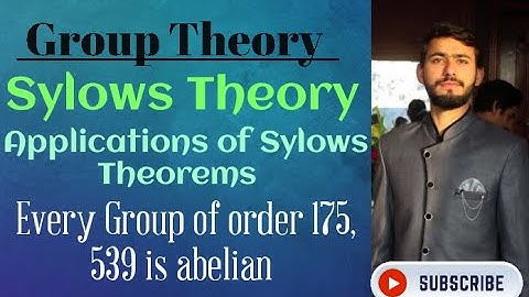 Group Theory || Sylows Theory applications || How to check a group is abelian by its order